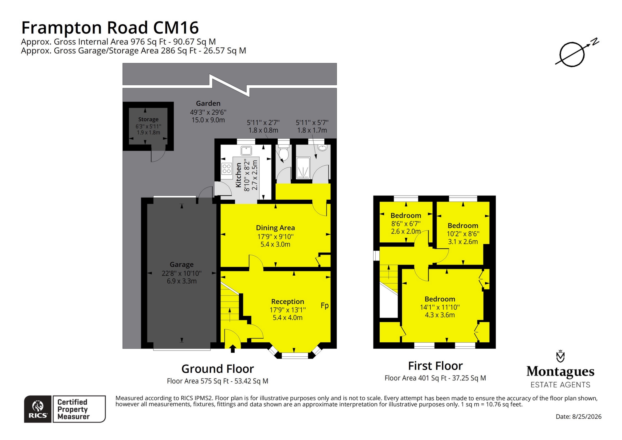 21, Frampton Road, Epping floorplan