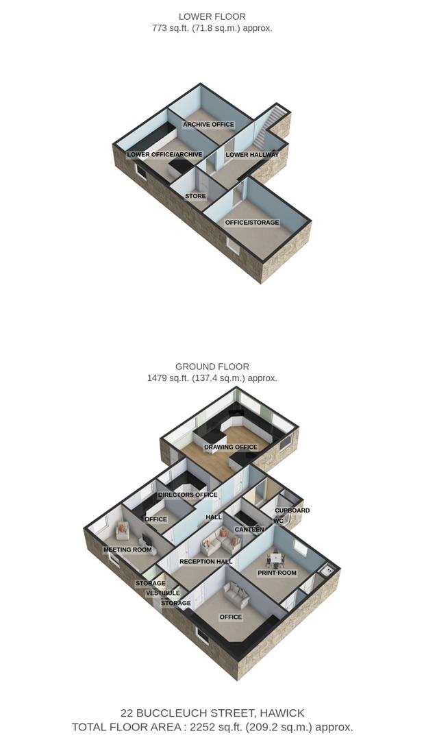 22, Buccleuch Street, Hawick floorplan