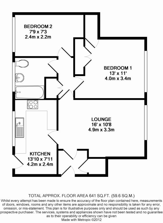 2 Bedrooms Flat to rent in Hayden Court, New Haw, Addlestone KT15