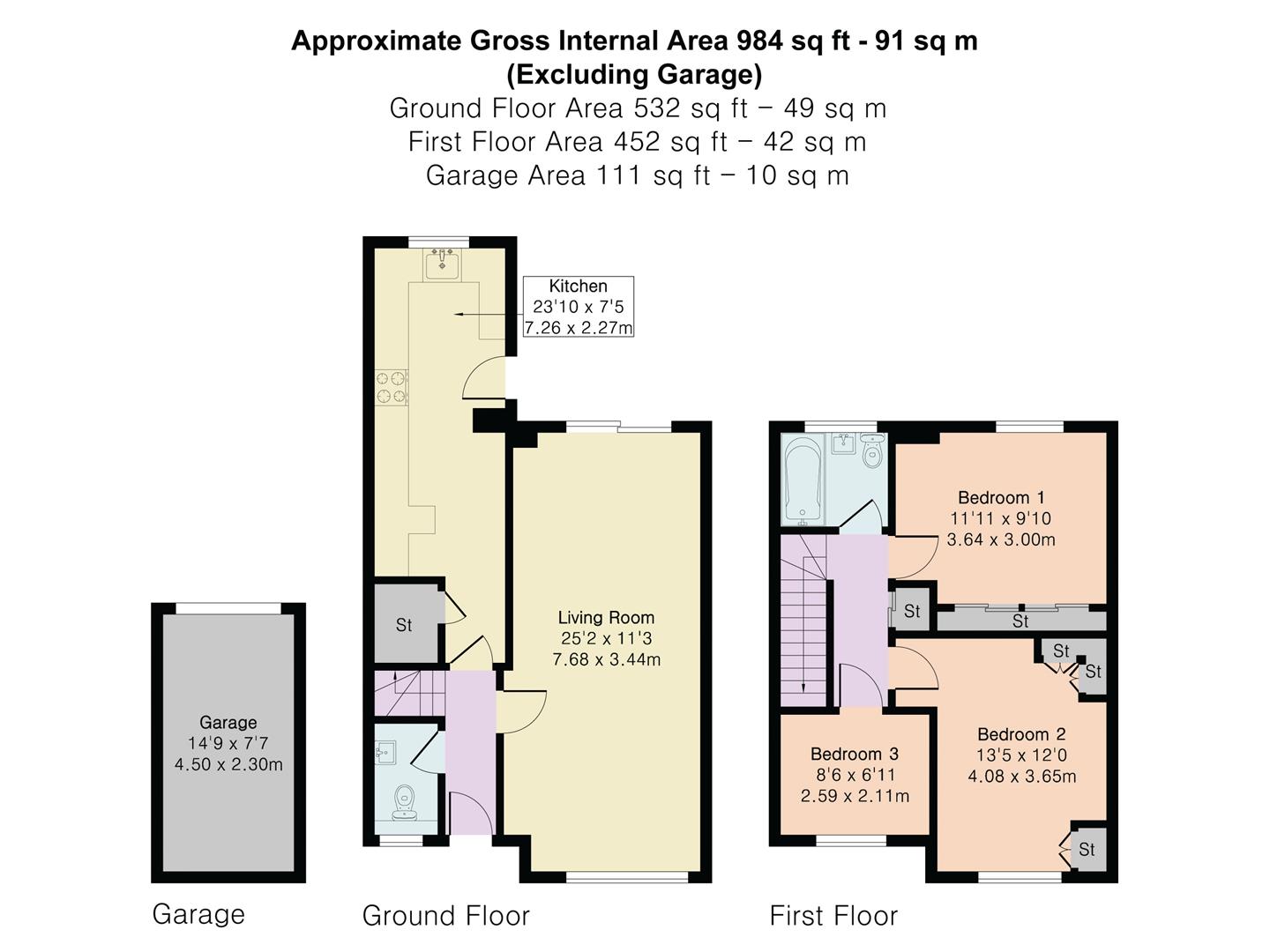 15, Harwood Close, Welwyn floorplan