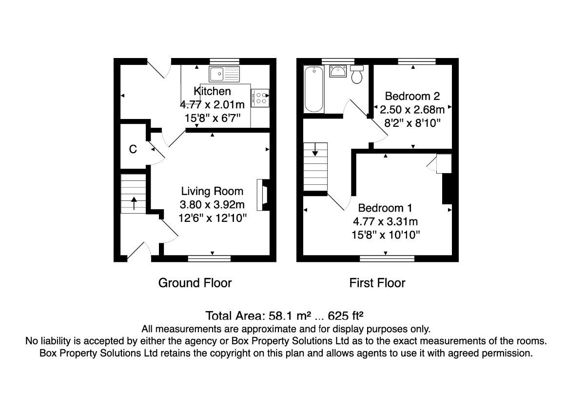 2 Bedrooms Terraced house for sale in Greenfield Avenue, Gildersome LS27