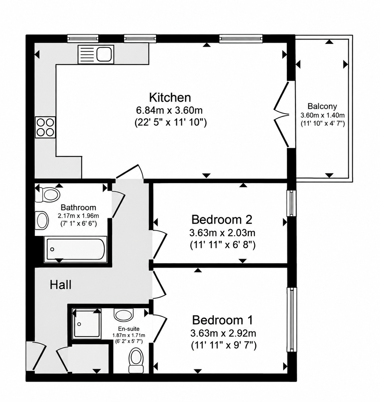 44B Harebell Road, Bristol floorplan