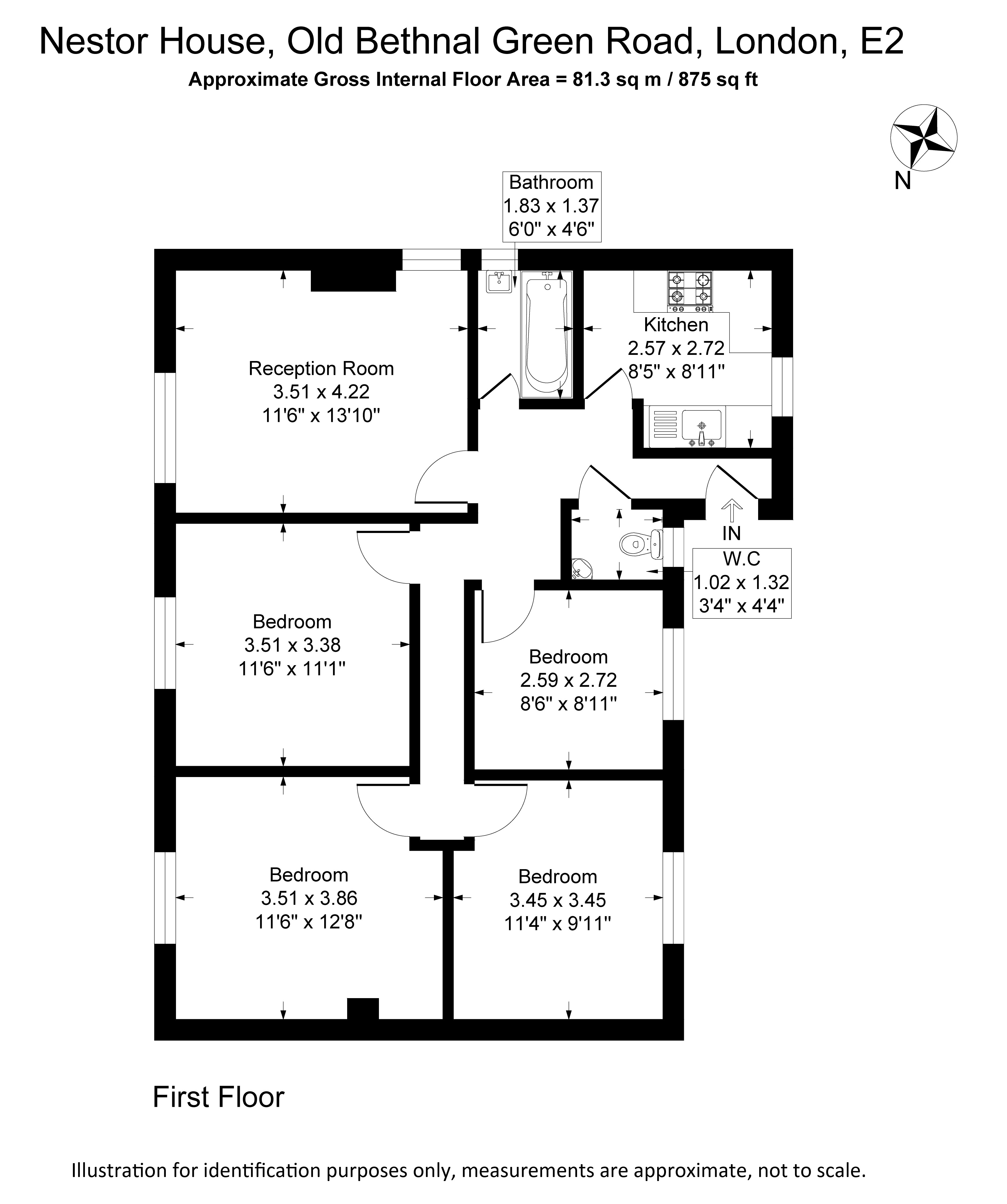Old Bethnal Green Road, London floorplan
