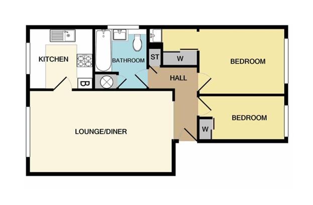 34, Taverner Close, Poole floorplan