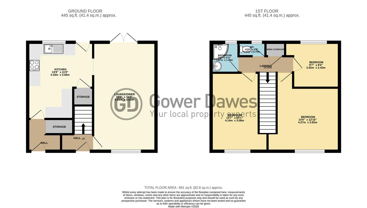 33, Seaborough Road, Chadwell St.Mary floorplan