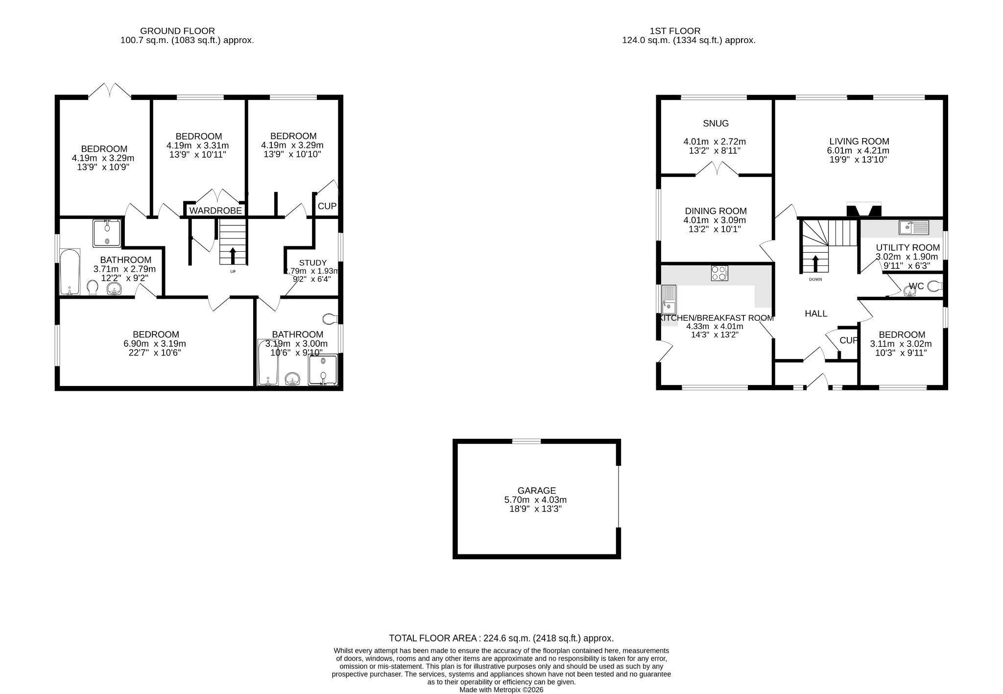 1 Herland Court, Herland Road, Helston floorplan