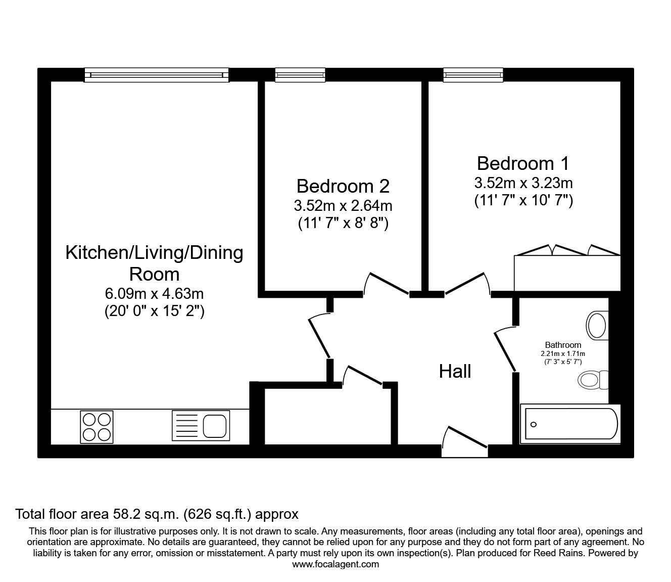Apartment 170, 185, Water Street, Greater Manchester floorplan