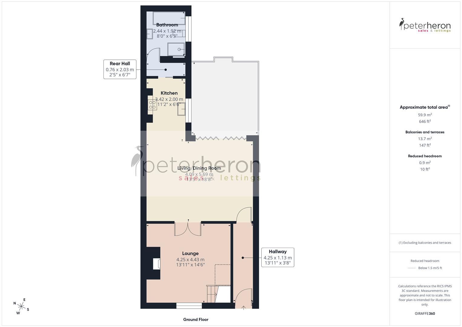 3, Brockley Terrace, Boldon Colliery floorplan