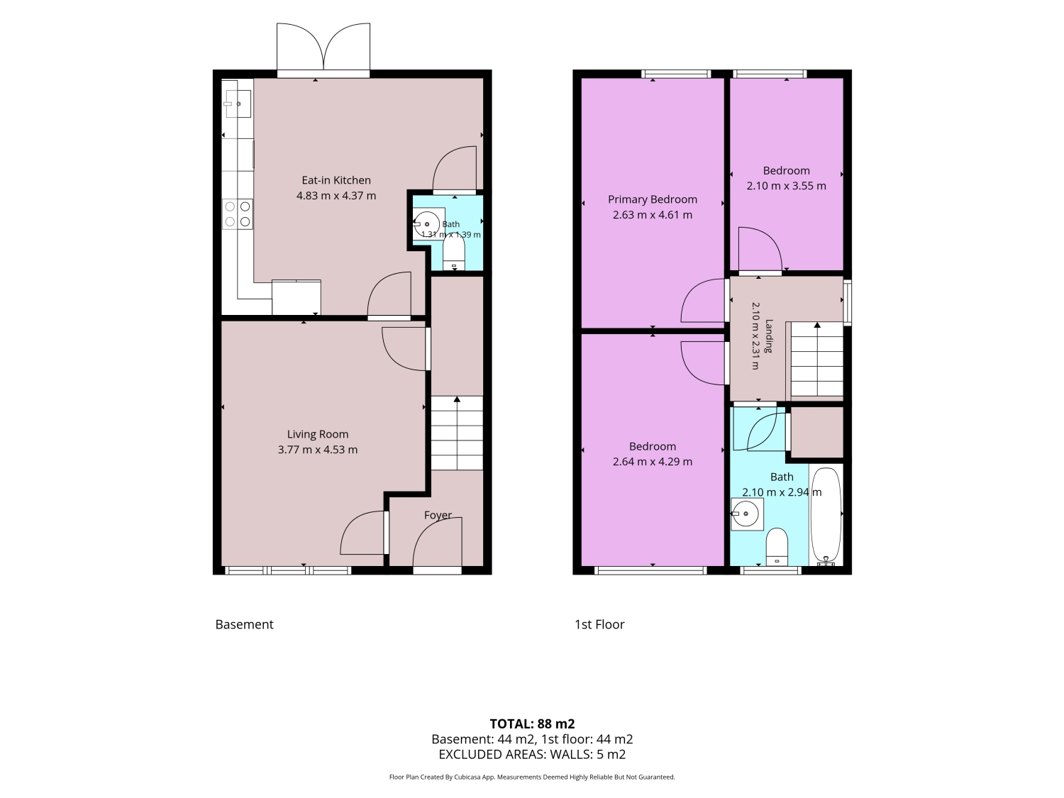 11, Nook Court, Huddersfield floorplan