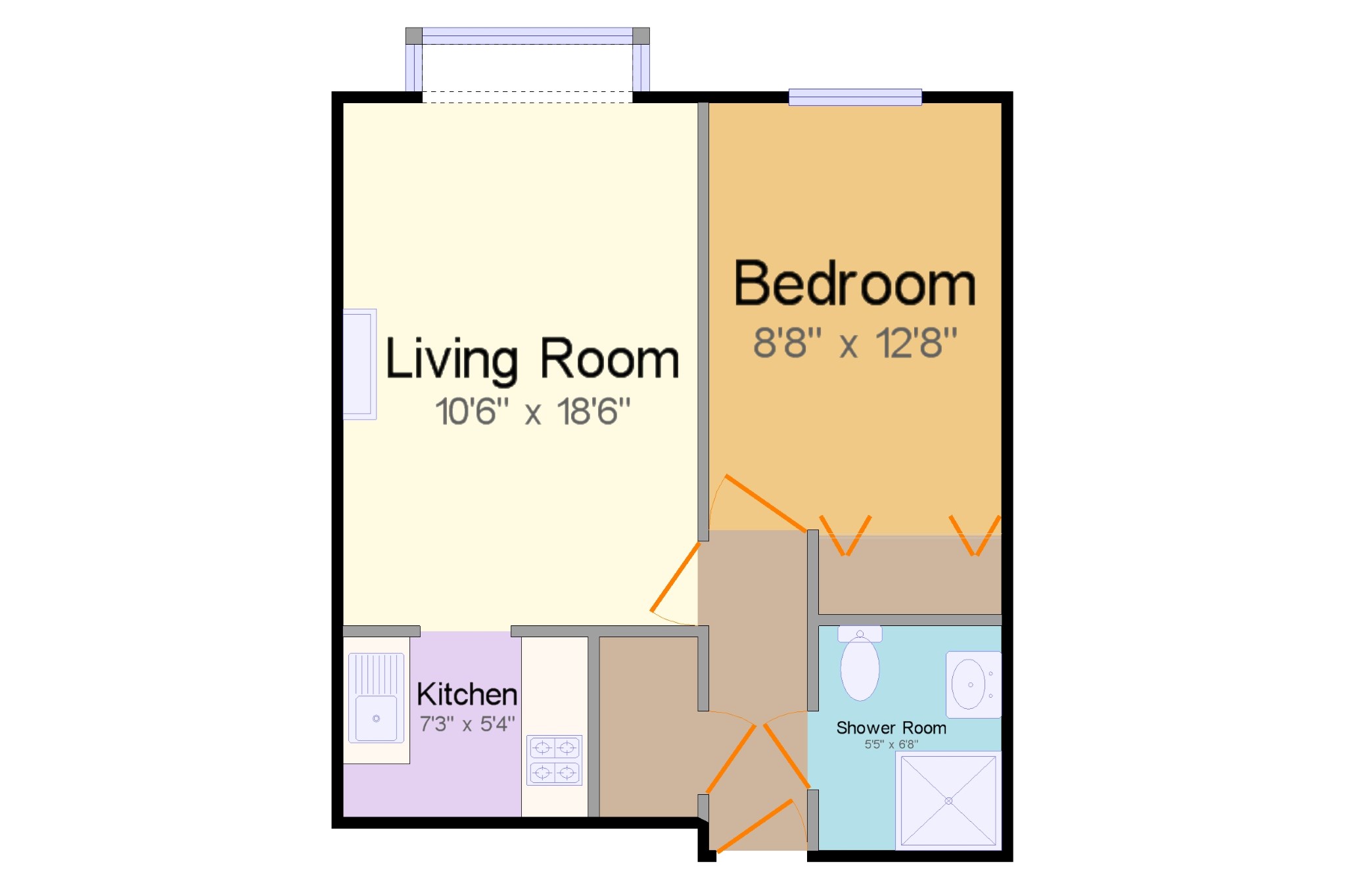 1 Bedrooms Flat for sale in Caburn Court, Station Street, Lewes, East Sussex BN7