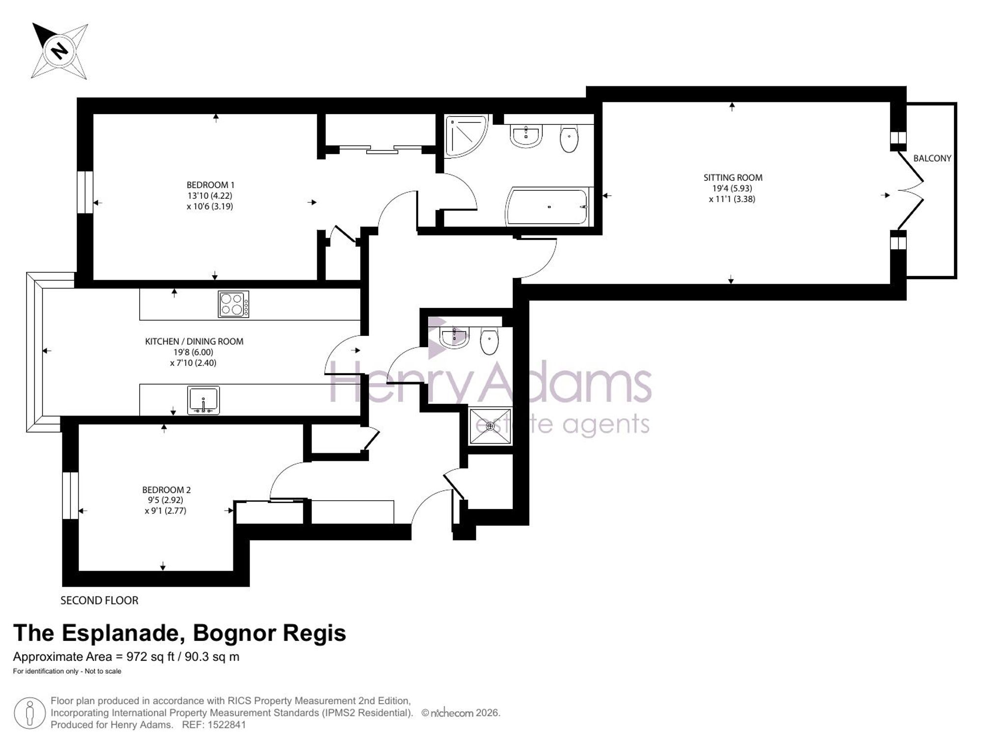 Apt 38, Esplanade Grande The Esplanade, Bognor Regis floorplan