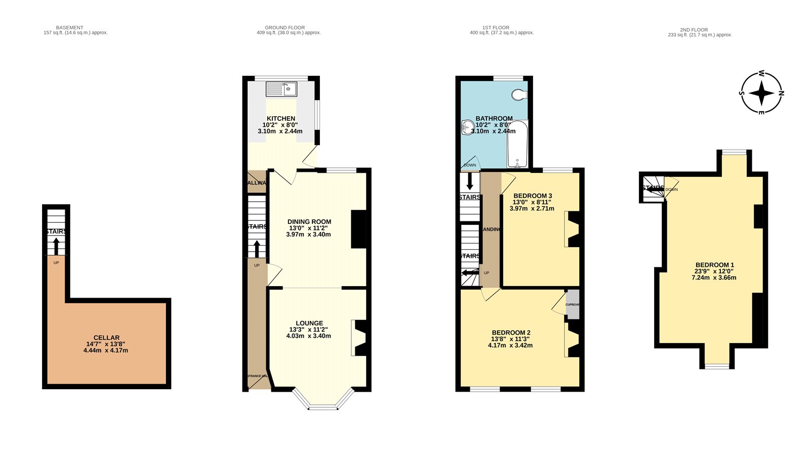 Victoria Street, Maidstone, Kent ME16, 3 bedroom terraced house for