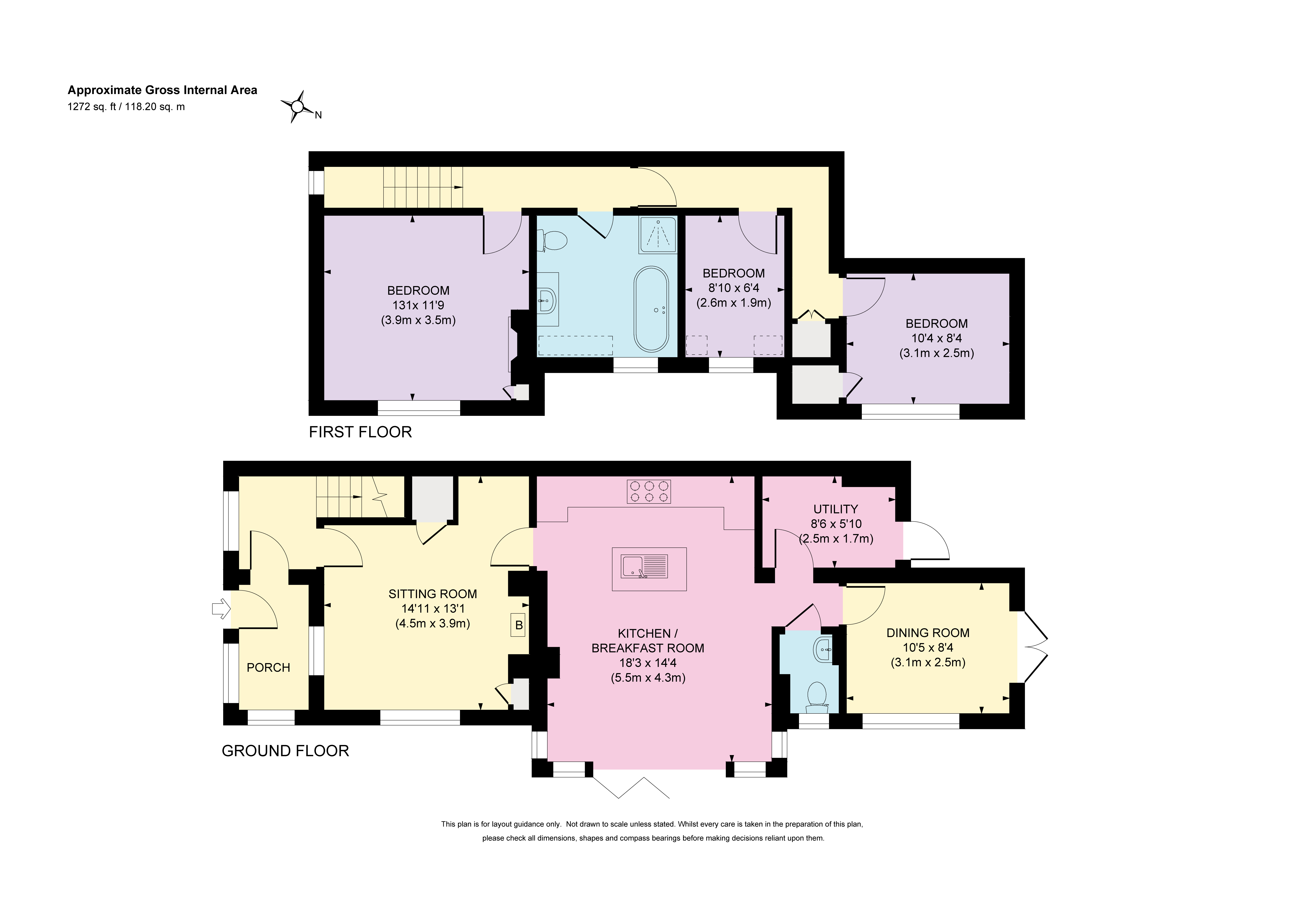 Corner House,, Holmbury St. Mary, Surrey floorplan