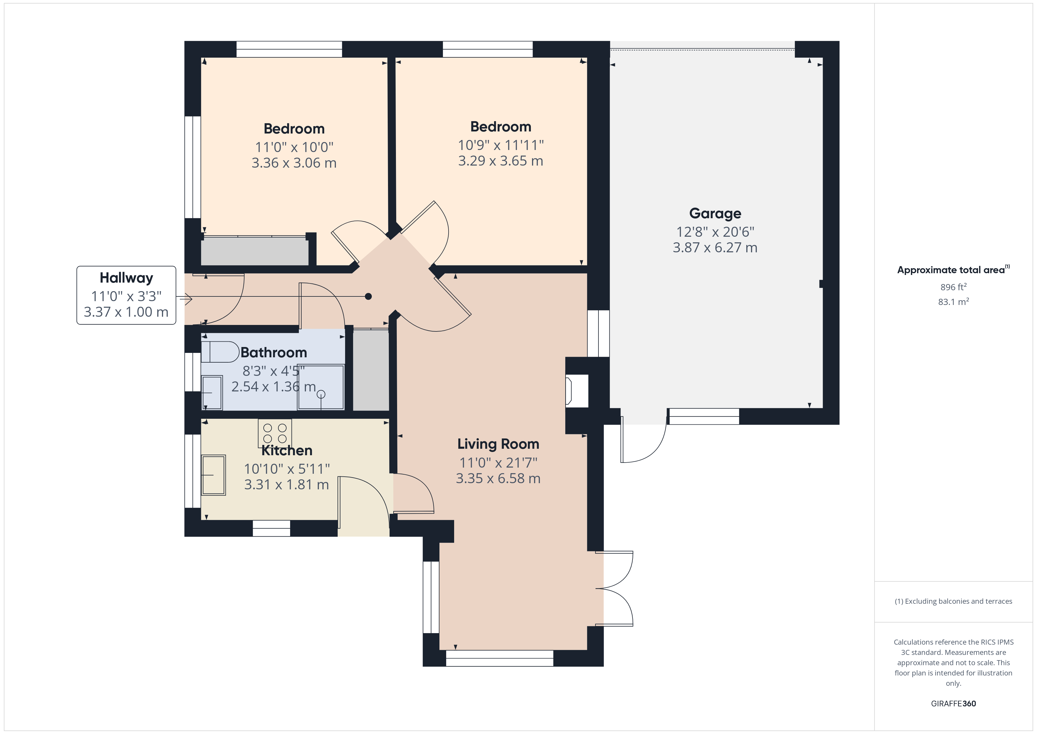 68, Marlborough Road, Surrey floorplan