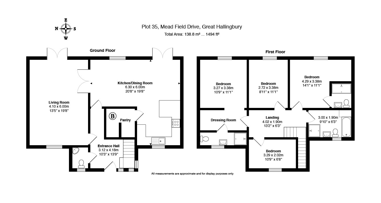 Mead Field Drive (Plot 35), Great Hallingbury, Stortford CM22