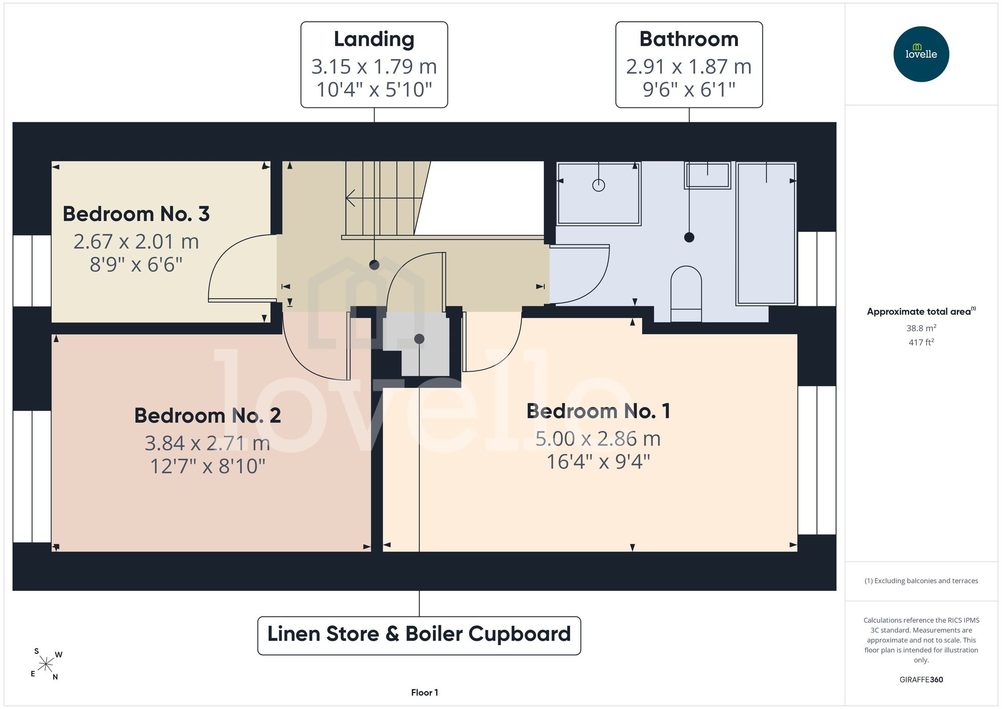 22 Frampton Close, Hull floorplan
