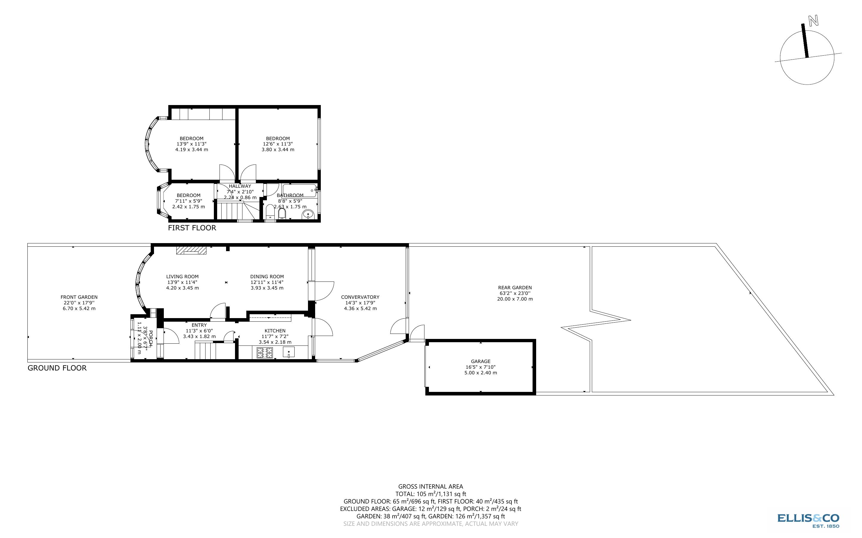 3, Runnymede Gardens, Greenford floorplan