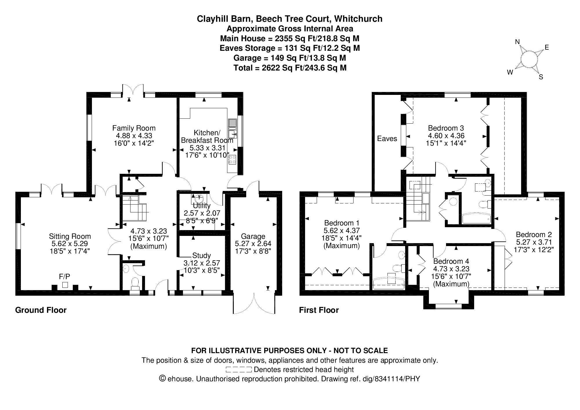 Clayhill Barn, Beech Tree Court, Aylesbury floorplan