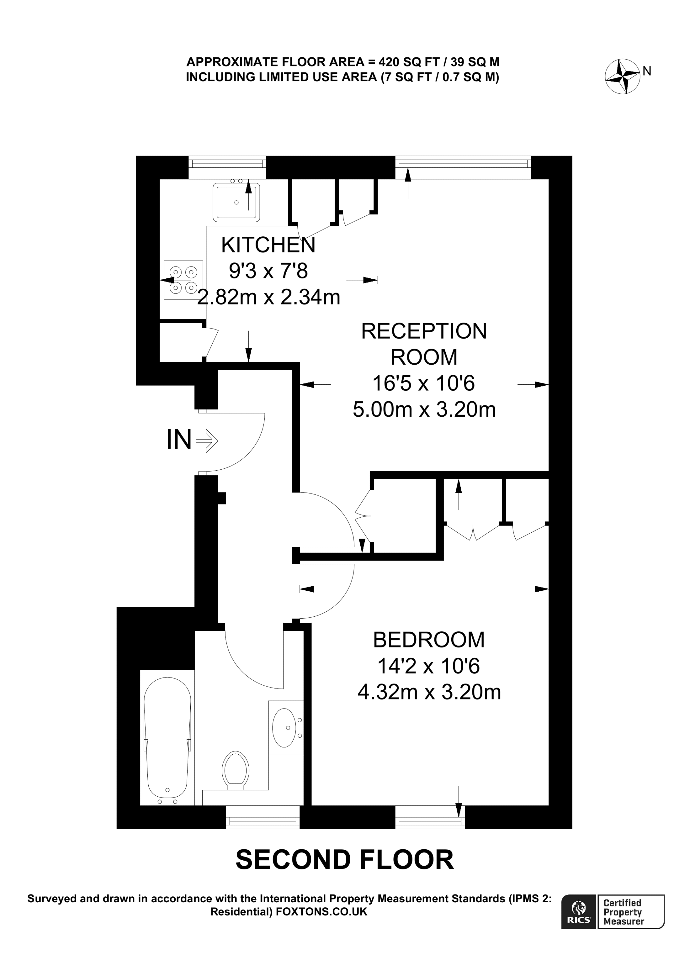 Queens Crescent, Chalk Farm, London NW5, 1 bedroom flat for sale