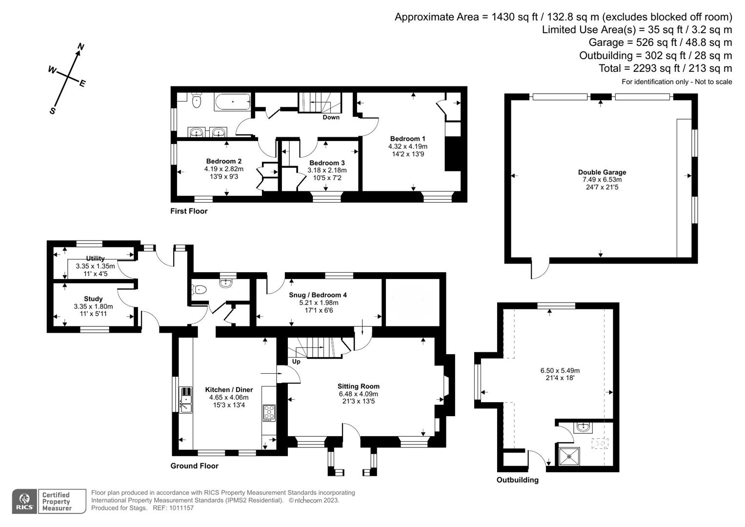 Strawberry Cottage, Tiverton floorplan