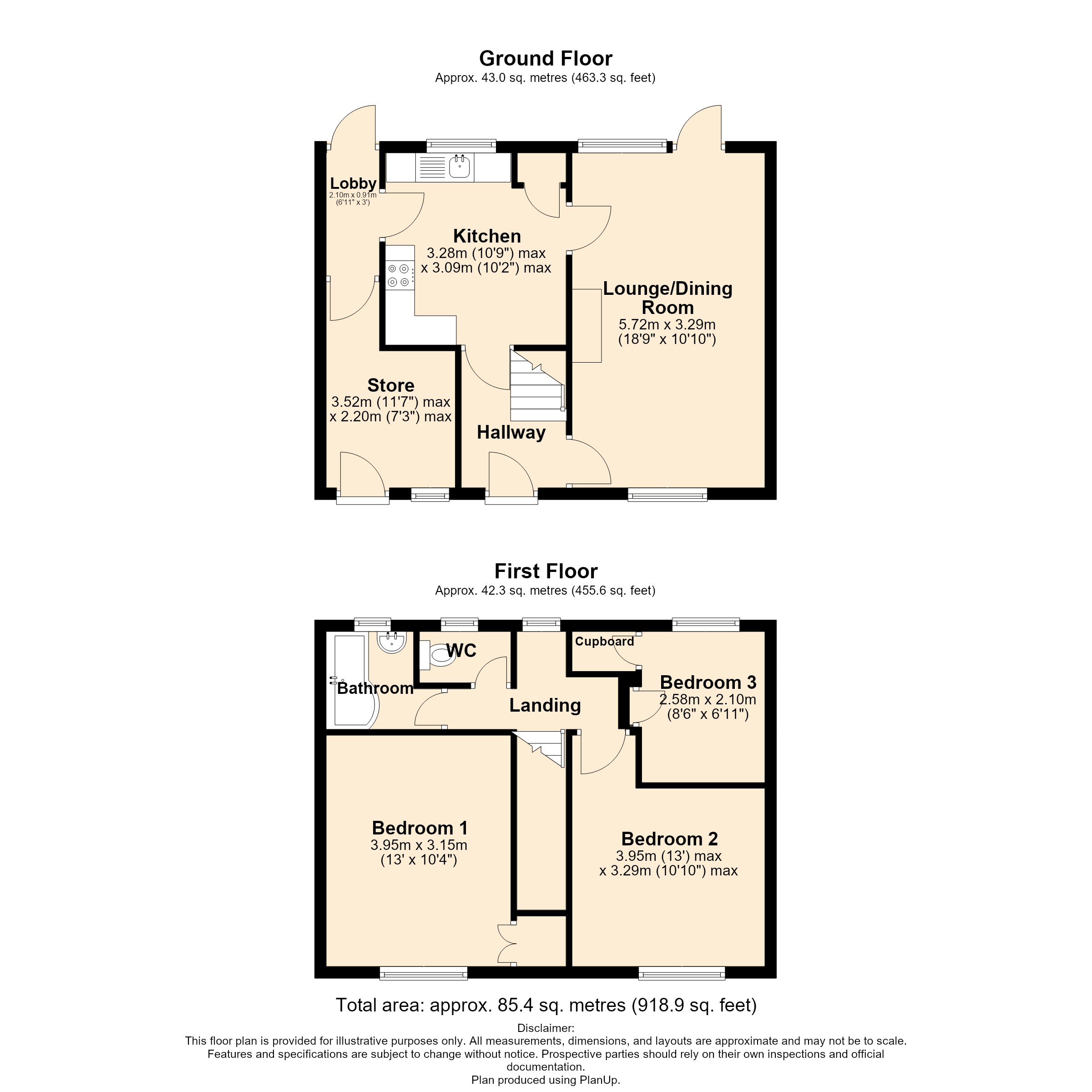 31, Tulliver Close, Warwickshire floorplan