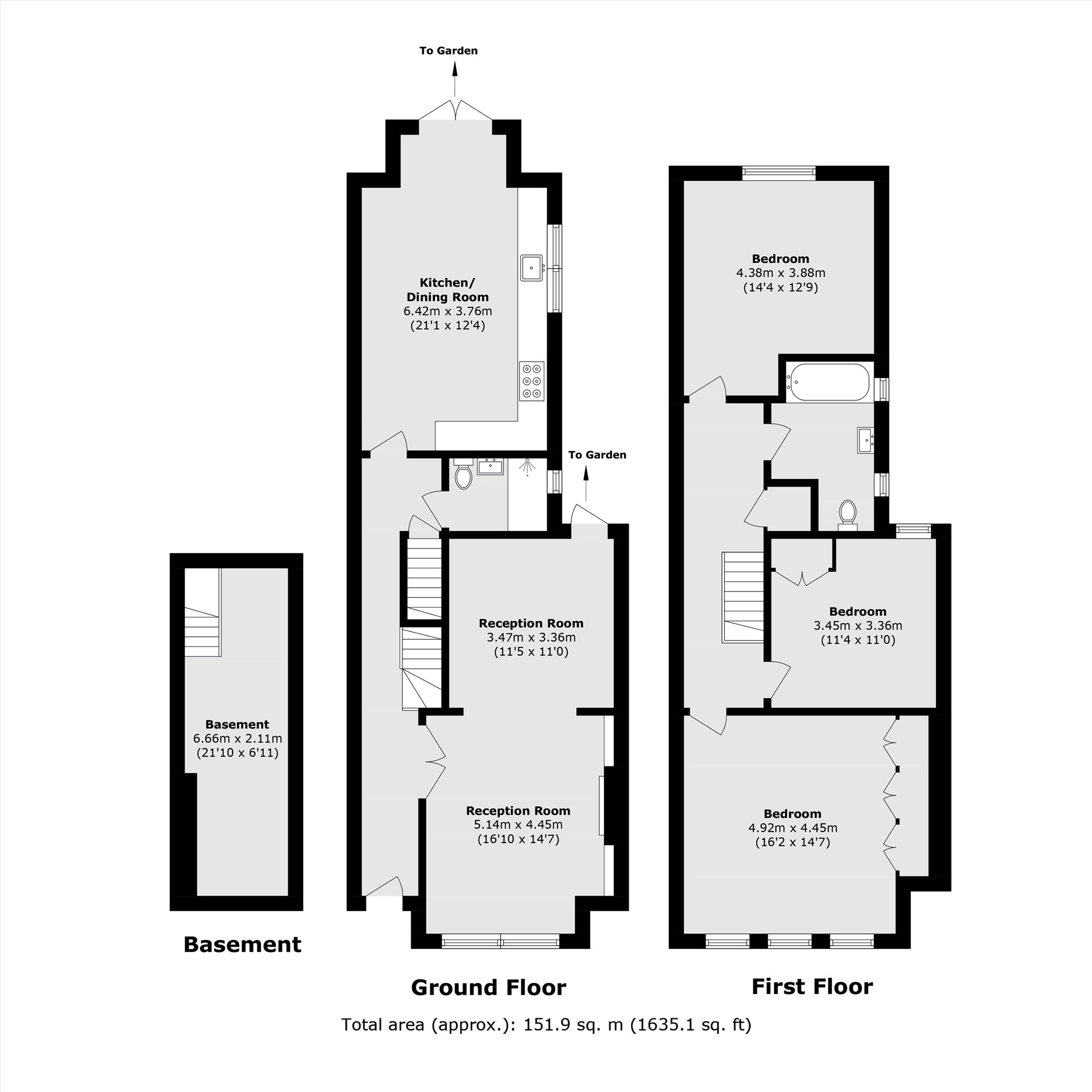 26, Calais Street, London floorplan