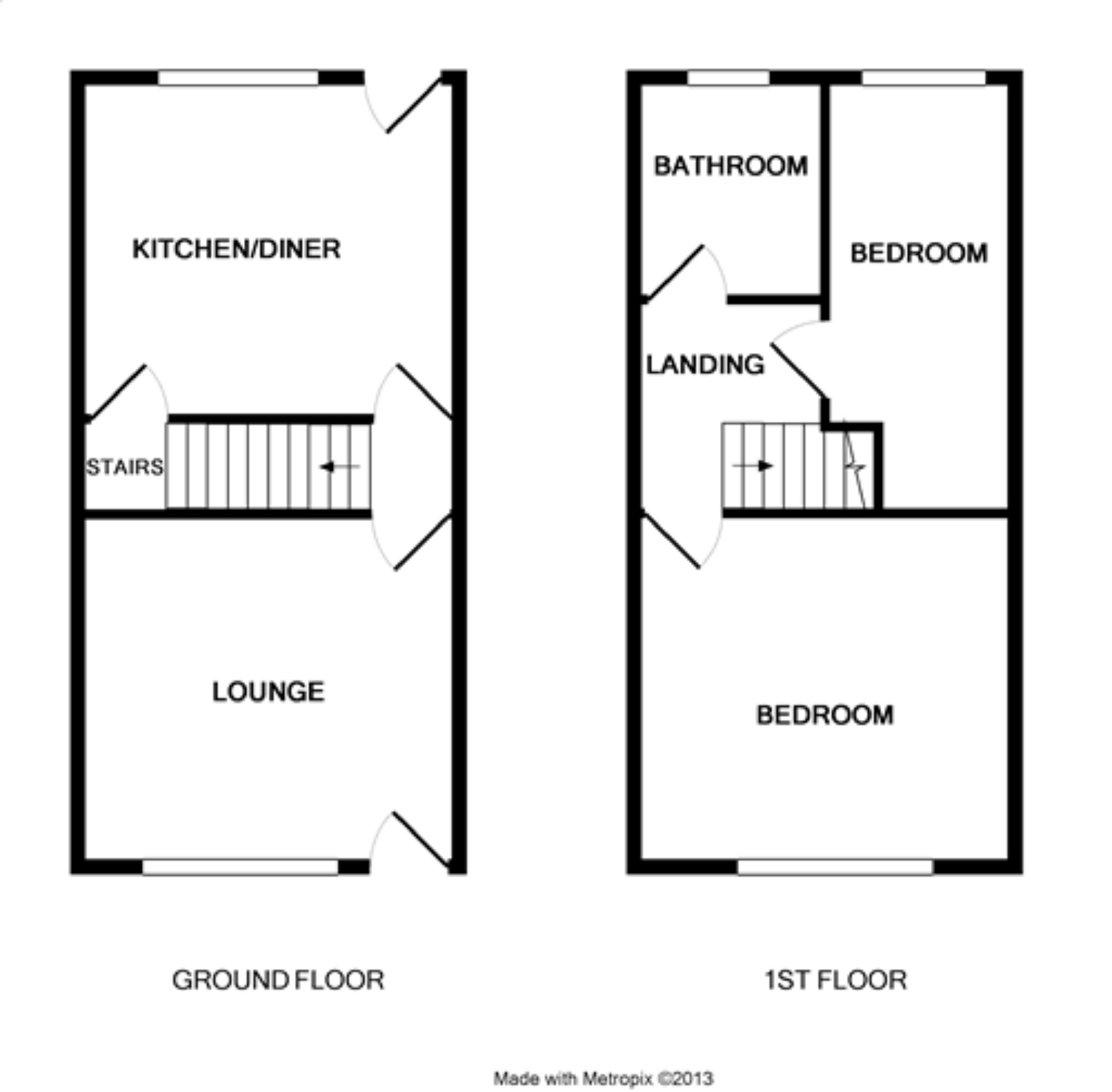 95, Belmont Street, Stockport floorplan