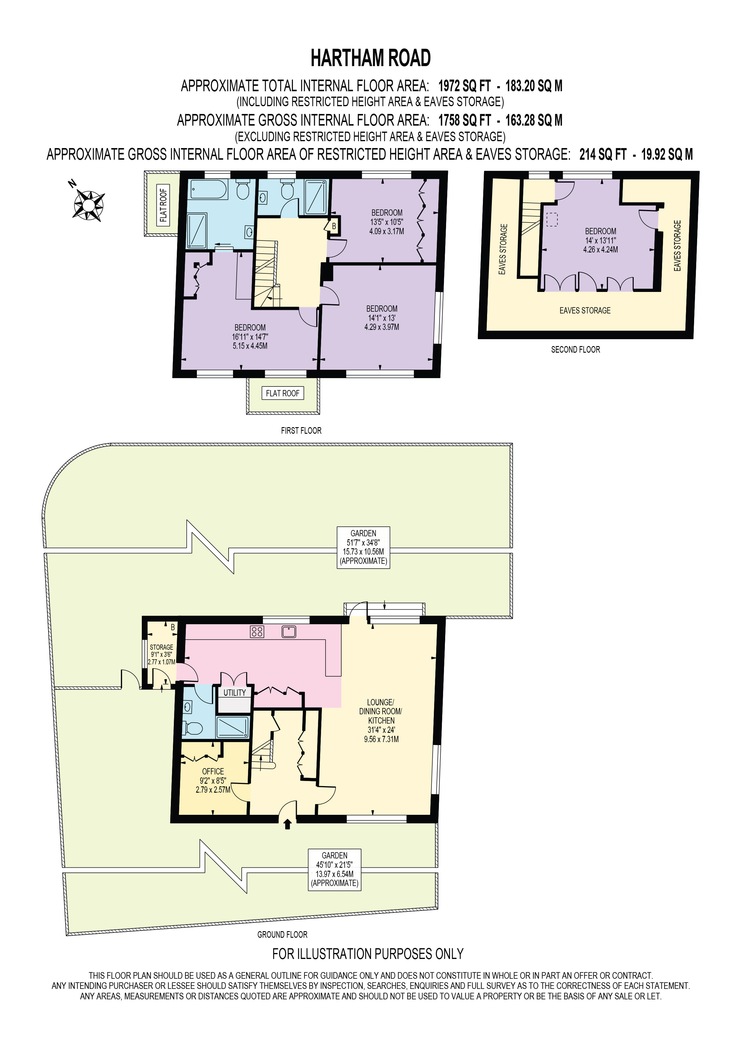 Hartham Road, London floorplan