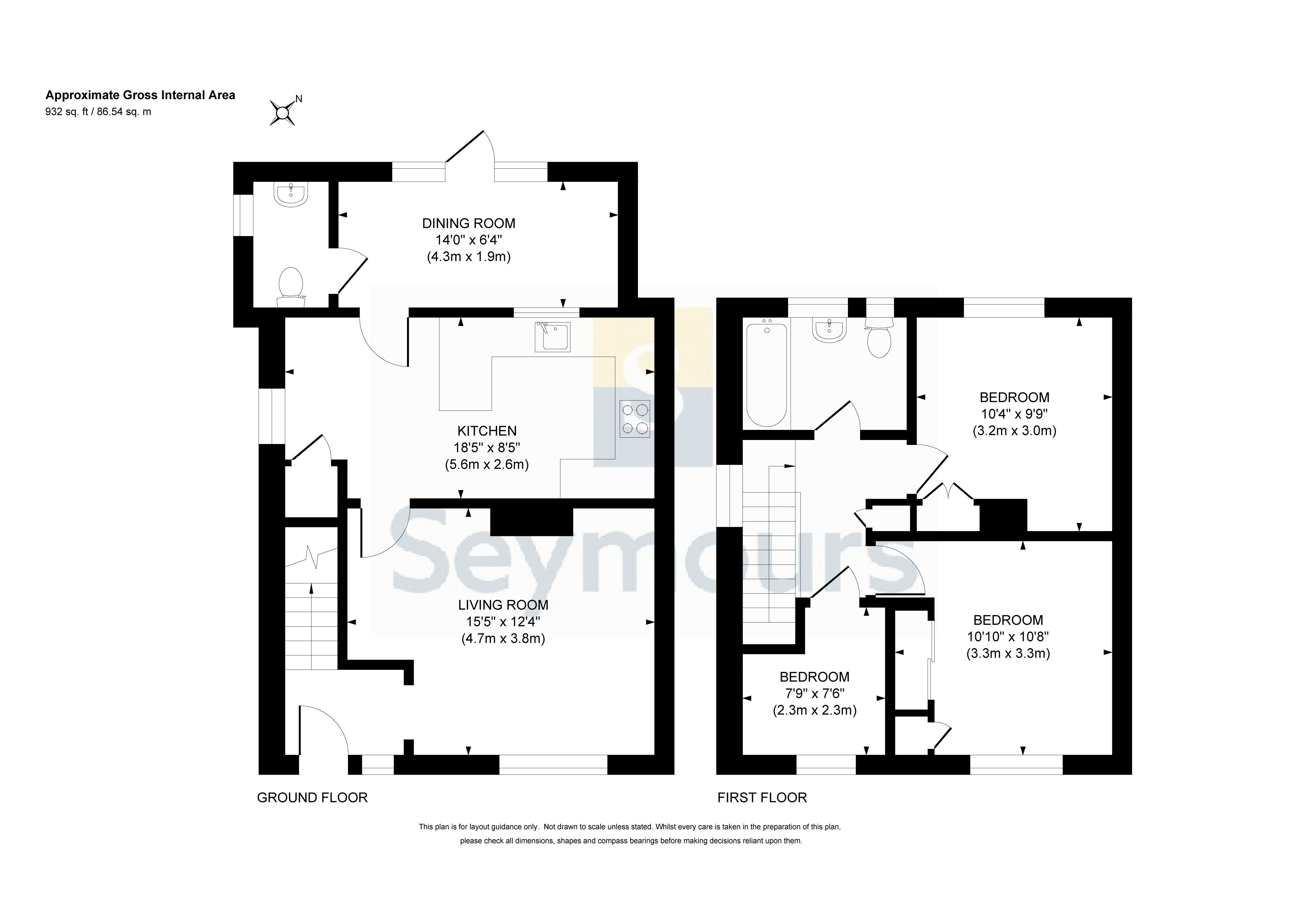 27, Bunyard Drive, Surrey floorplan