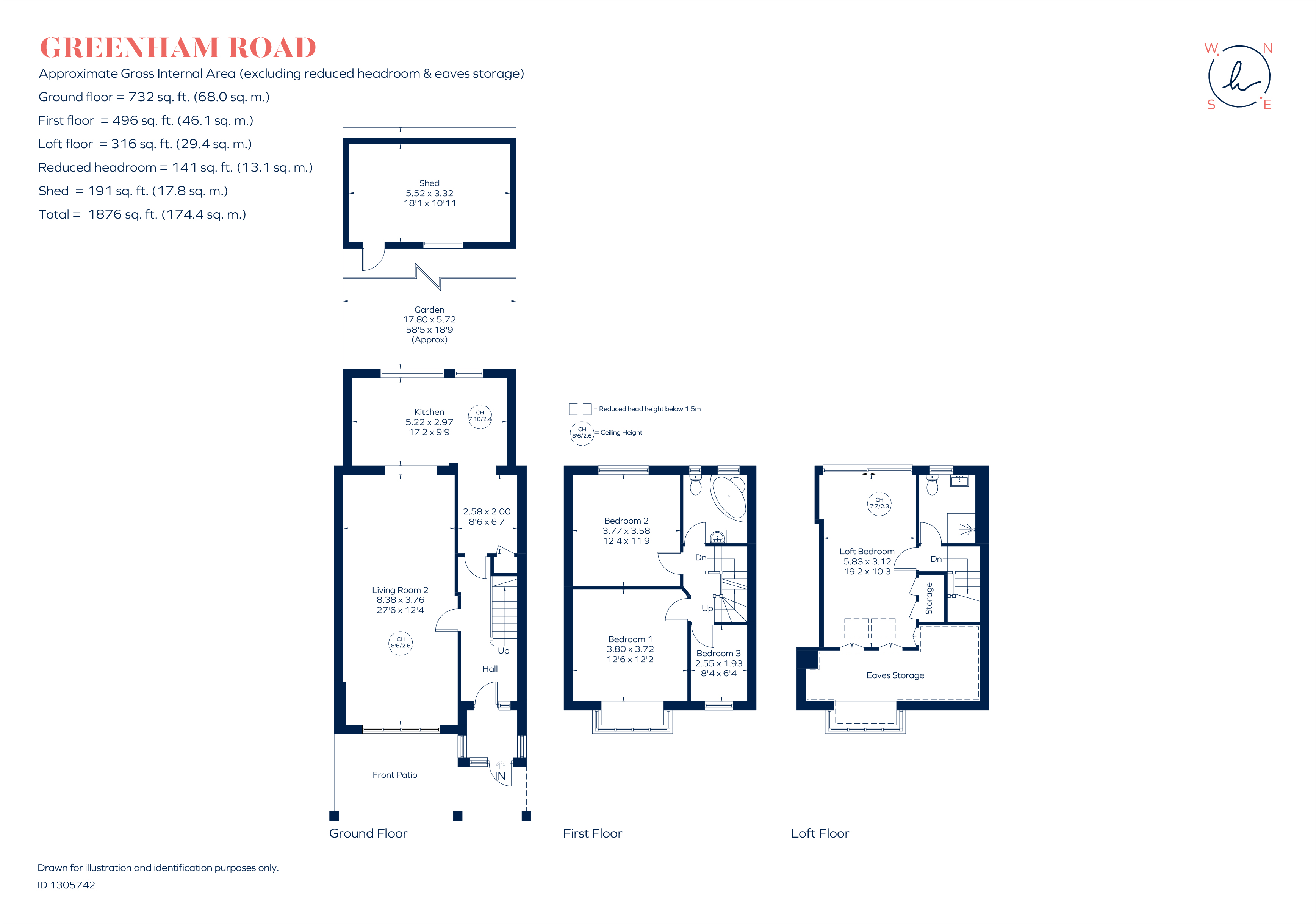 69, Greenham Road, London floorplan