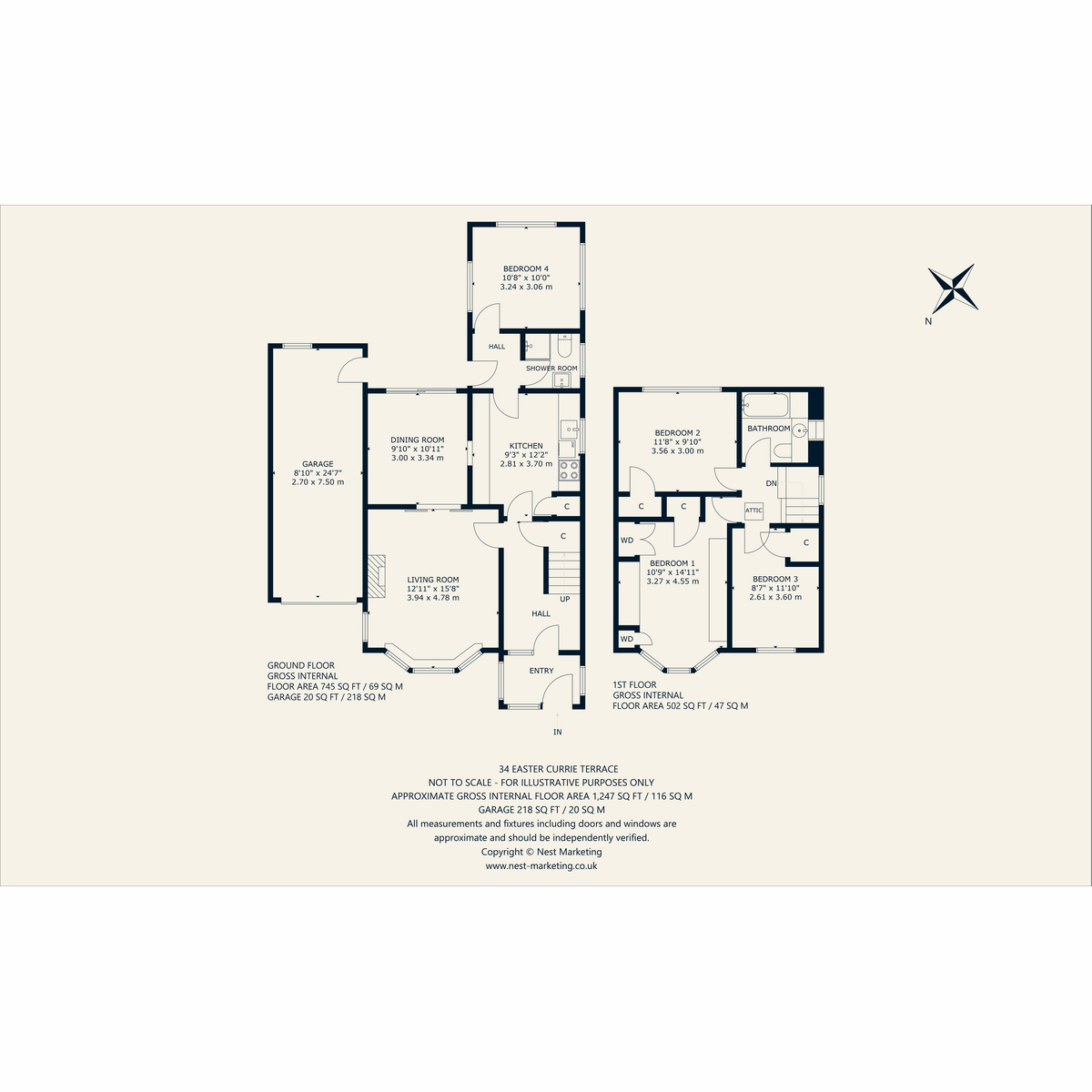 34, Easter Currie Terrace, Edinburgh floorplan