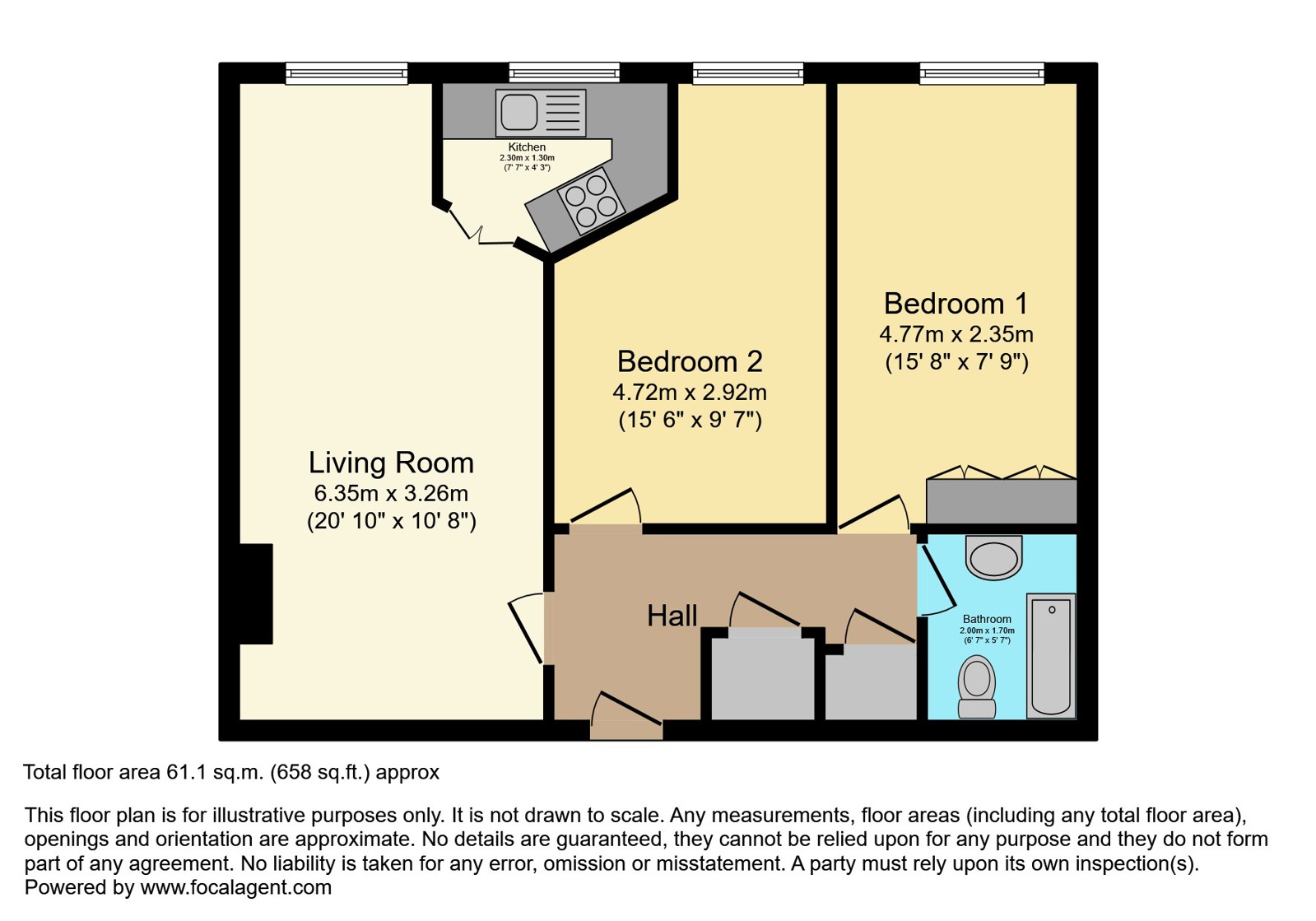 40, Giles Court, West Bridgford floorplan