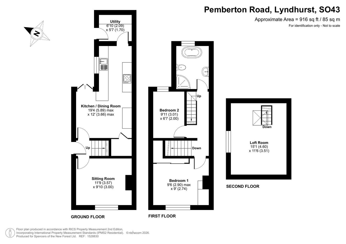 11, Pemberton Road, Lyndhurst floorplan