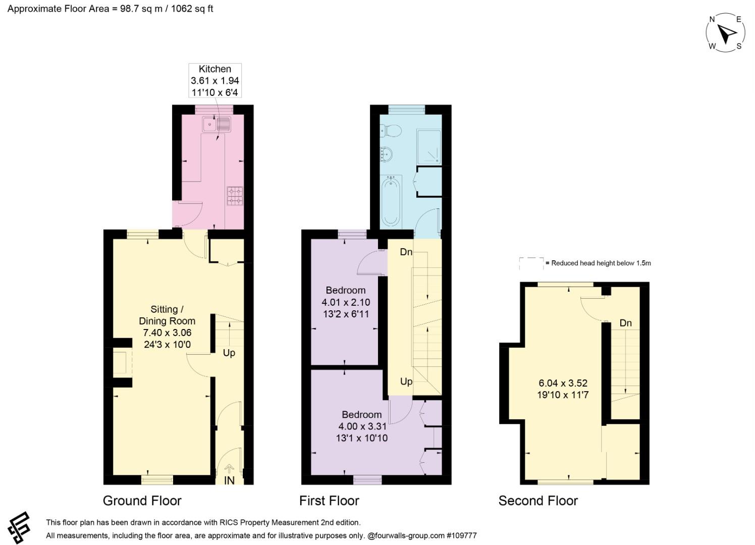 68, College Street, Salisbury floorplan