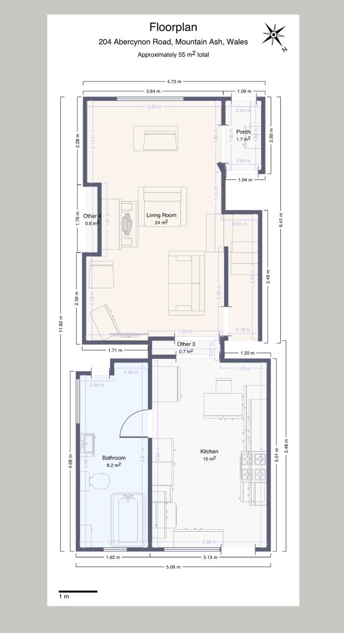 204, Abercynon Road, Abercynon floorplan
