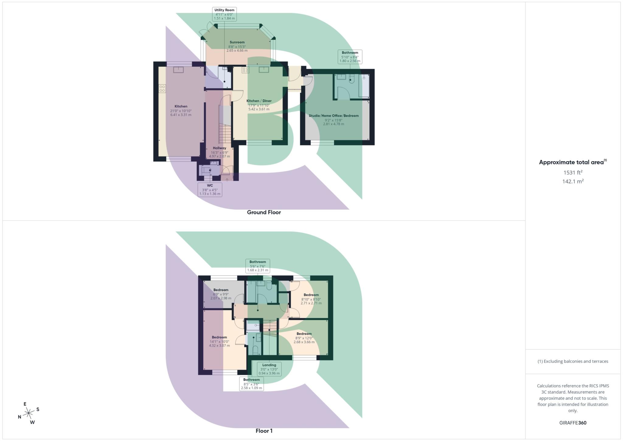 5, Chantry Close, Milton Keynes floorplan