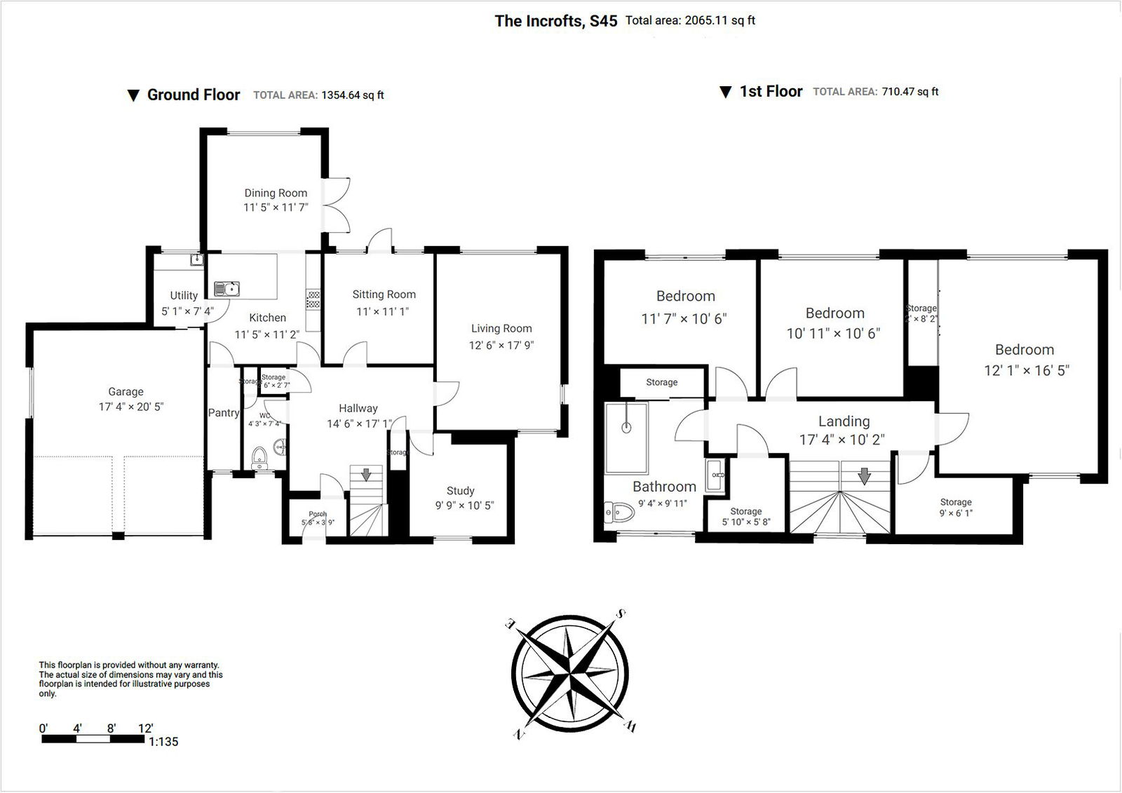 Incrofts, Narrowleys Lane, Chesterfield floorplan