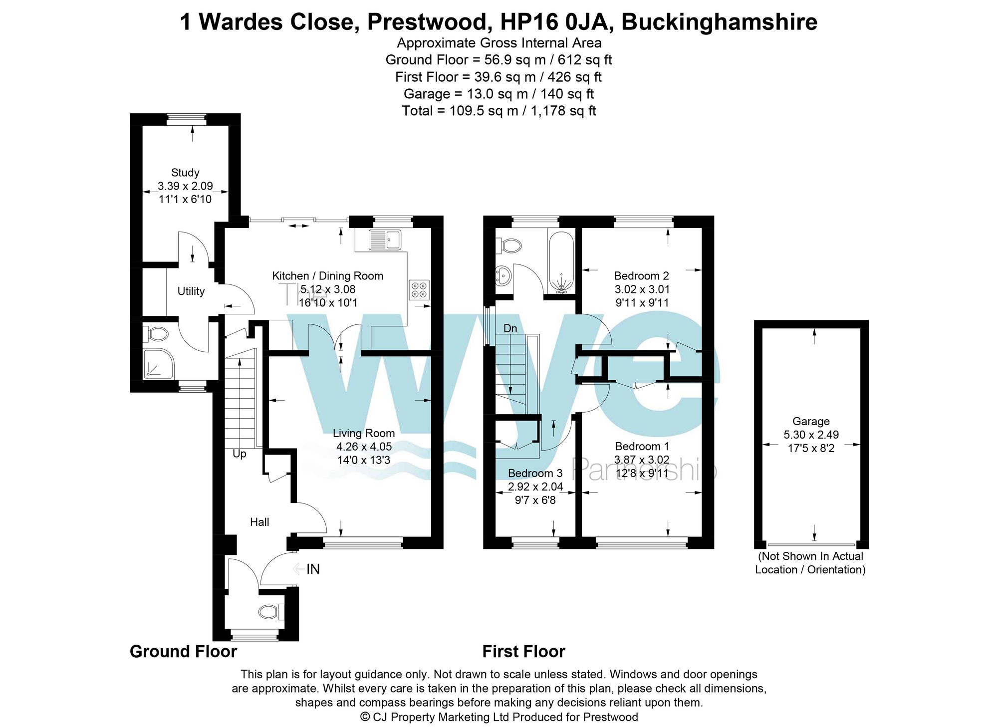 1 Wardes Close, Great Missenden floorplan