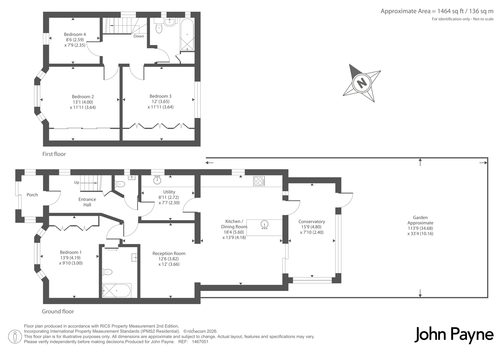 397, Green Lane, London floorplan