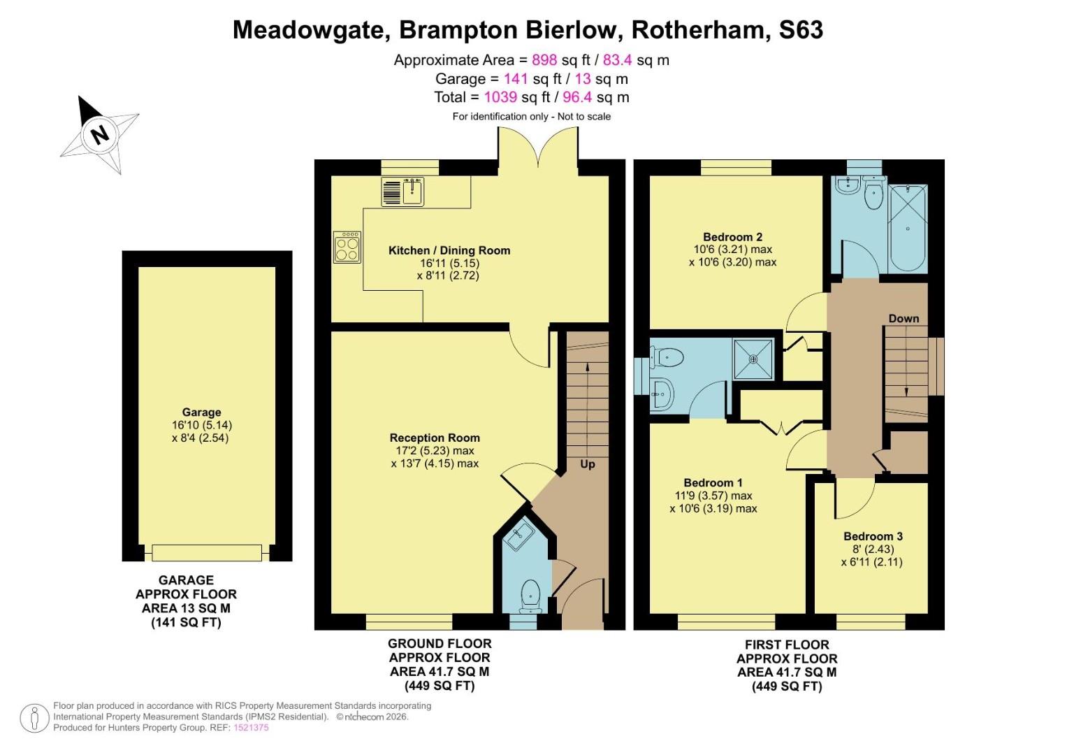 38, Meadowgate, Rotherham floorplan