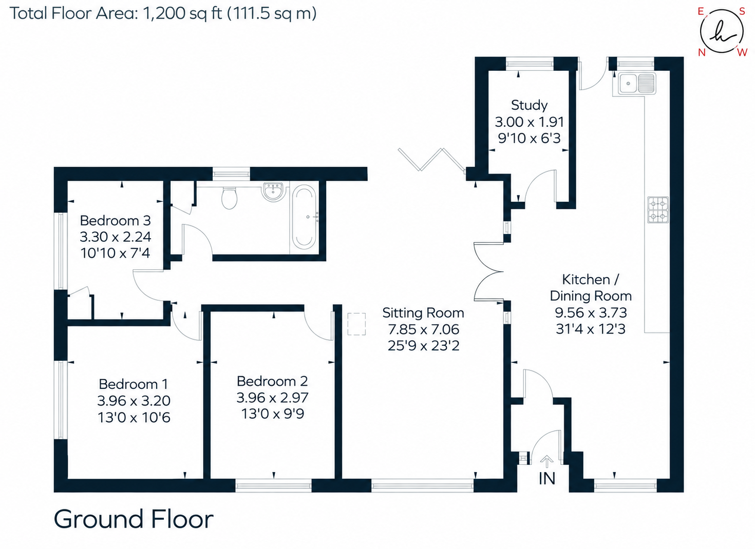 14, Greenfields, Salisbury floorplan