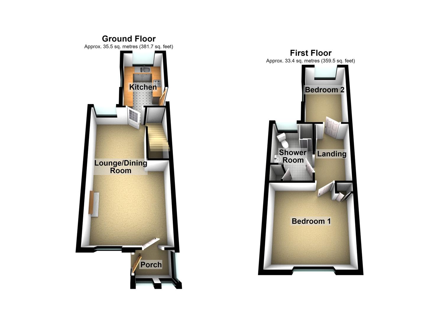 2., Church Road, Southsea Wrexham floorplan