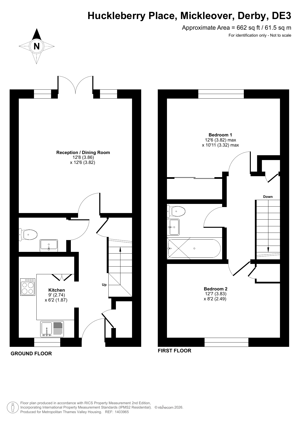 Huckleberry Place, Mickleover floorplan