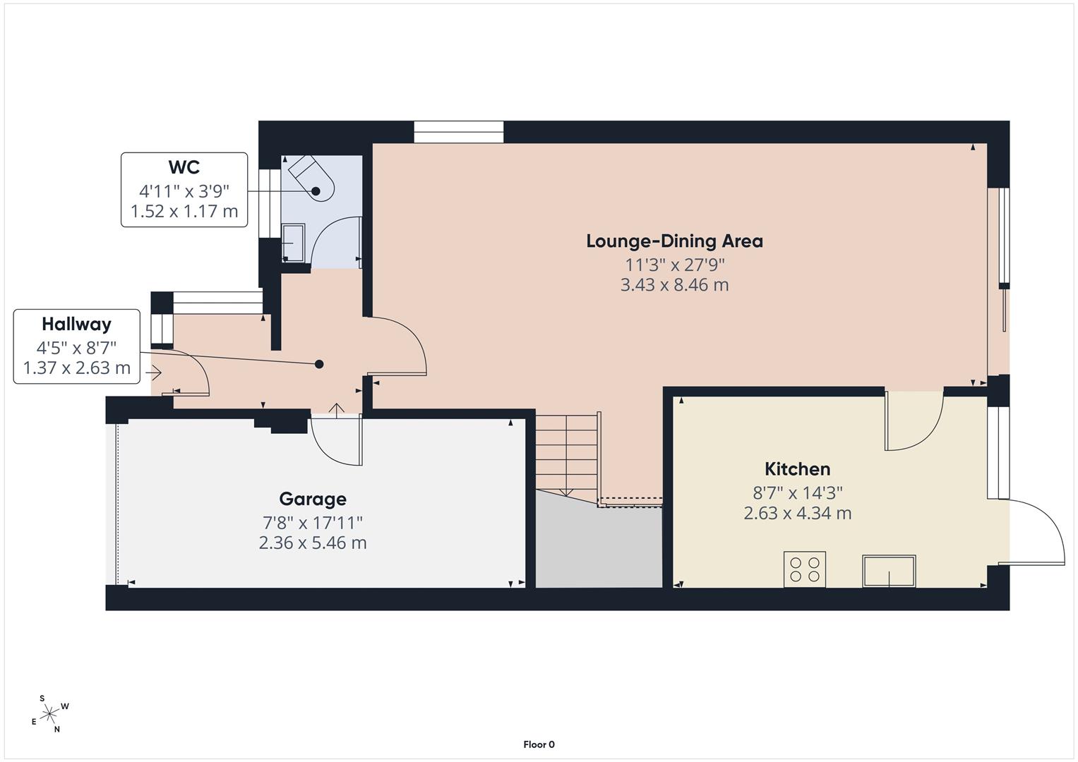 24M, Portnalls Road, Coulsdon floorplan