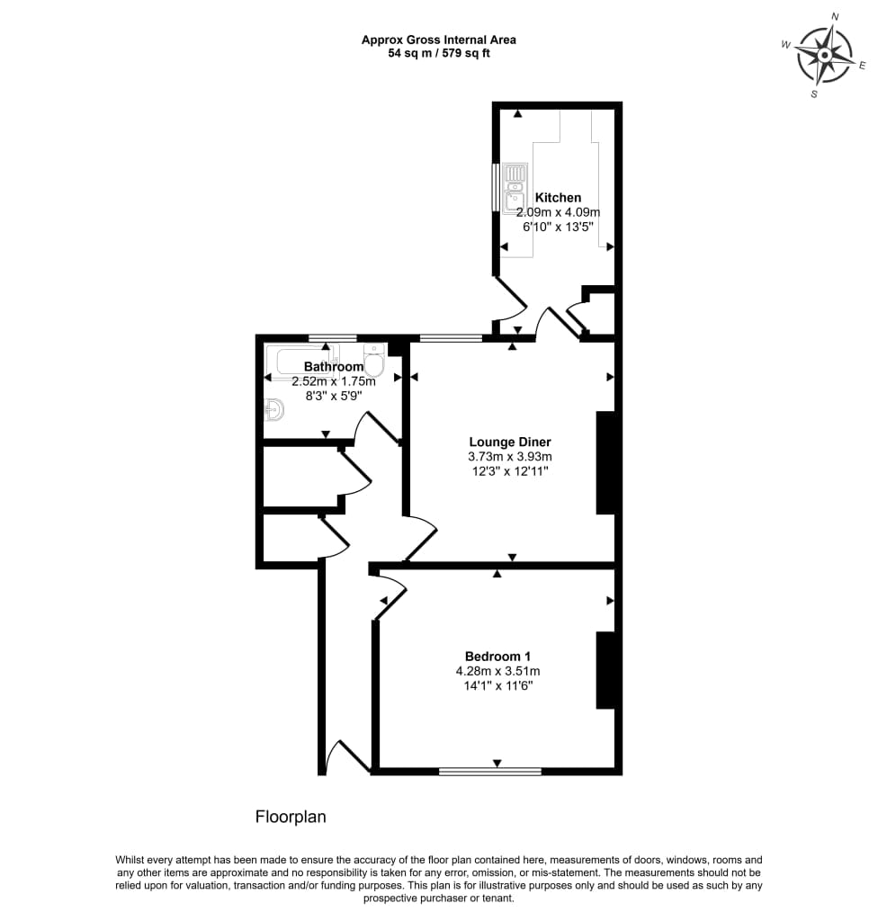 132 Beaumont Street, Blyth floorplan