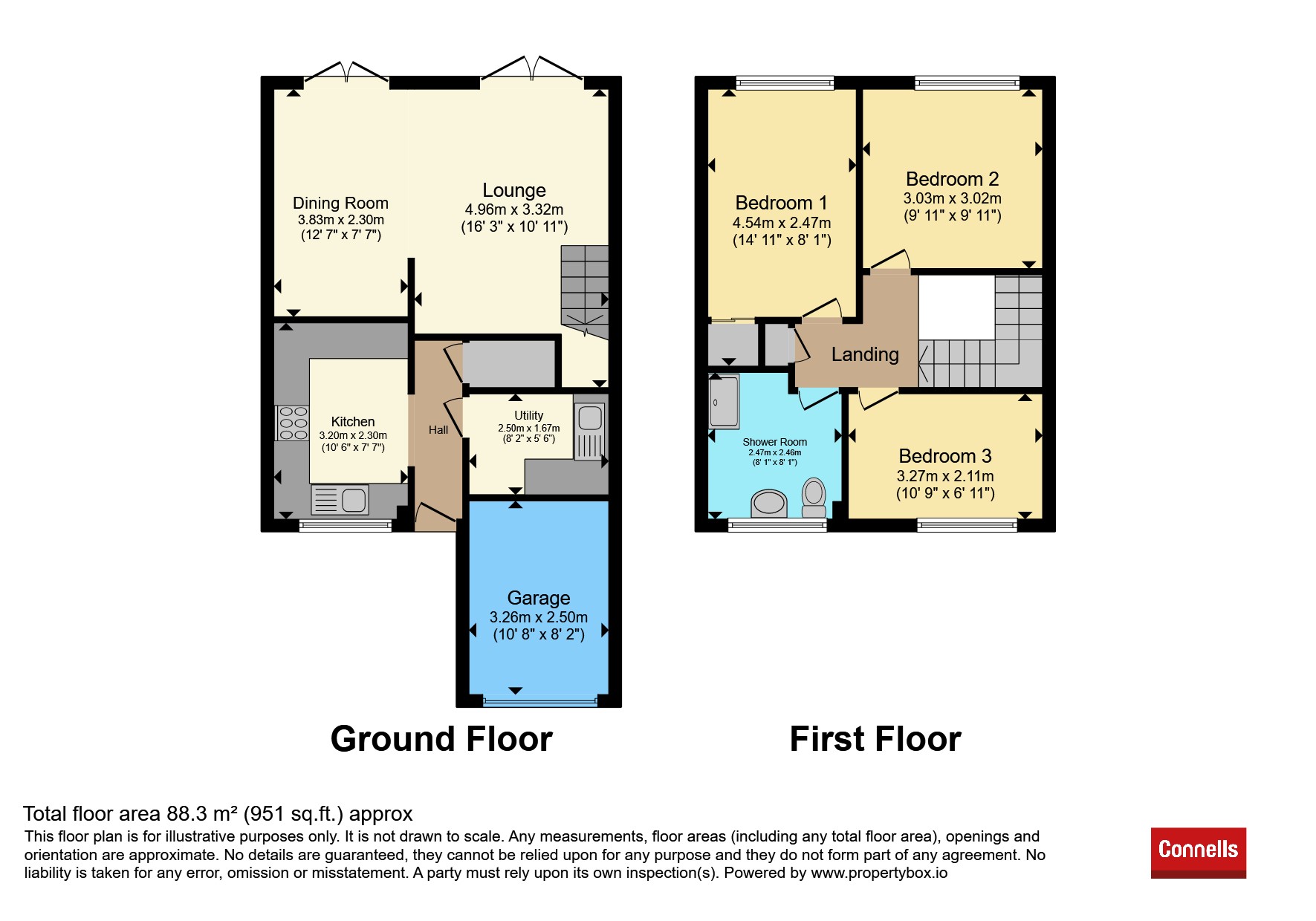 20, Windermere Close, Leicester floorplan