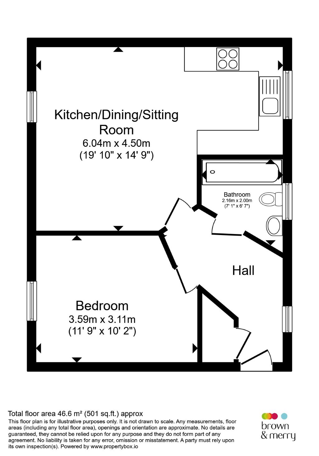 Flat 3, 23, Holt Avenue, Milton Keynes floorplan