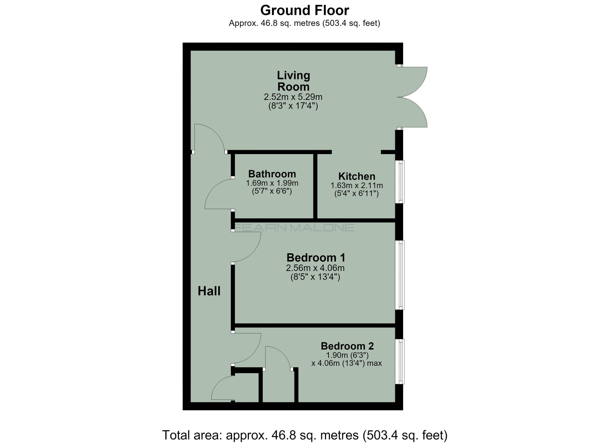37 Martinique Square Bowling Green Street, Warwick floorplan