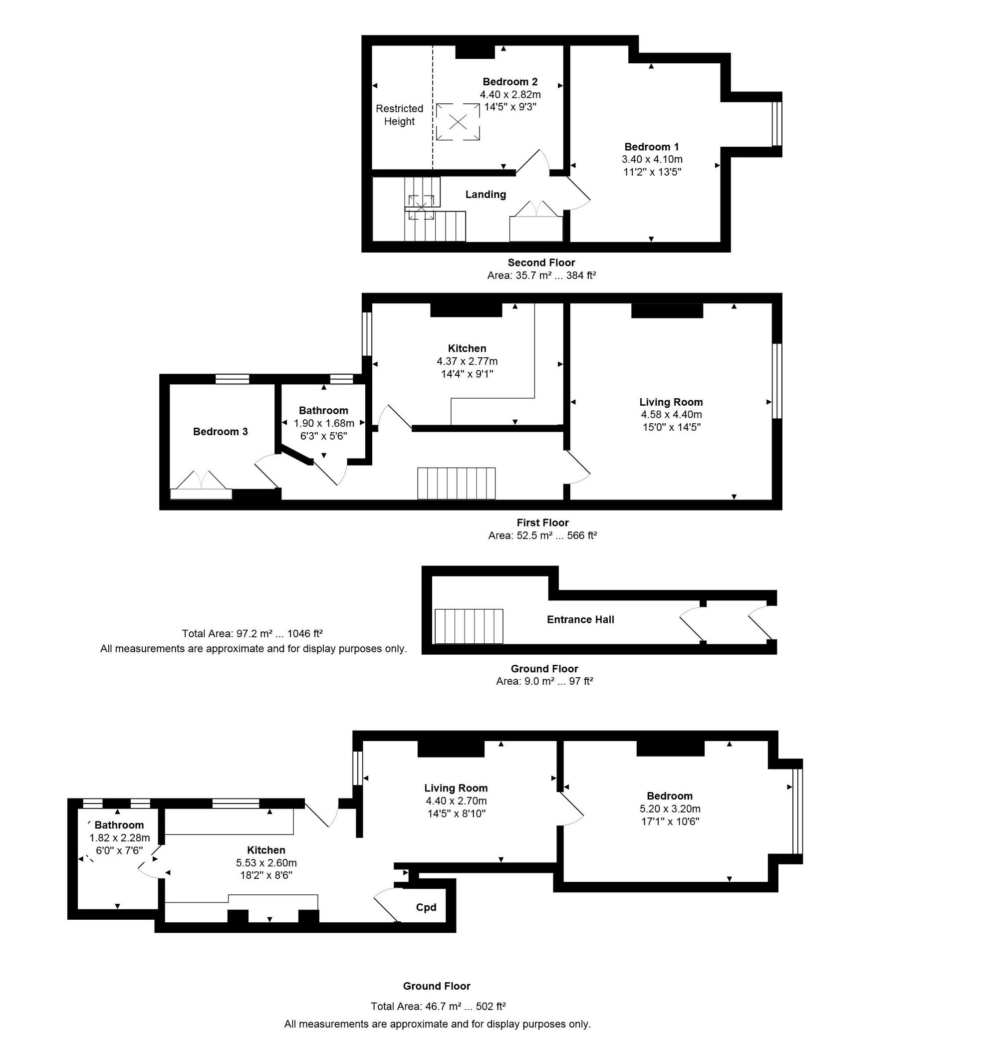 Hookstone Road, Harrogate HG2, 4 bedroom terraced house for sale