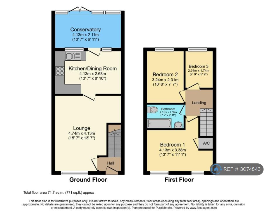Fountains Place, Eye, Peterborough floorplan